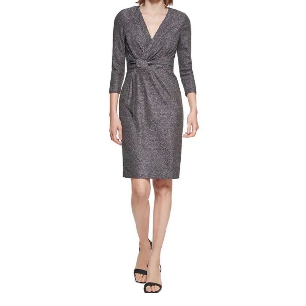 NWOT Calvin Klein Knit Glitter dress